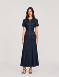 Midnight Elegance Maxi Dress
