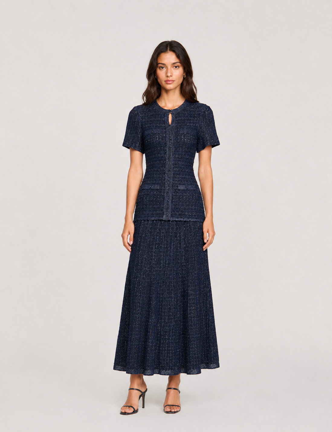 Midnight Elegance Maxi Dress