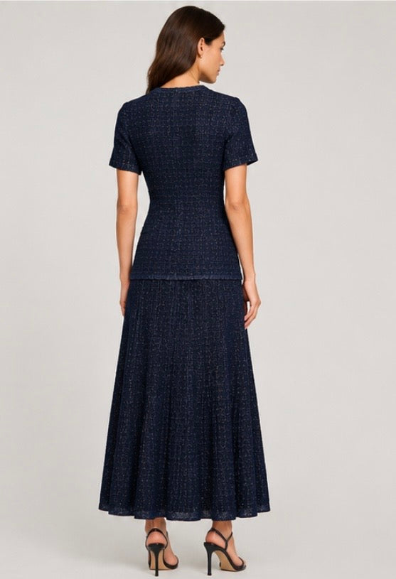 Midnight Elegance Maxi Dress